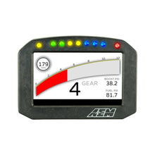 Load image into Gallery viewer, AEM CD-5LG Carbon Logging Flush Digital Dash Display w/ Internal 20Hz GPS &amp; Antenna