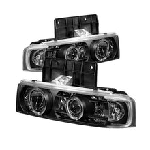 Load image into Gallery viewer, Spyder Chevy Astro 95-05/GMC Safari 95-05 Projector Headlights LED Halo Black PRO-YD-CA95-HL-BK 5009210