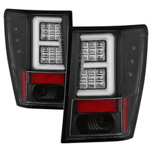 Load image into Gallery viewer, Spyder 07-10 Jeep Grand Cherokee Light Bar LED Tail Lights - Black ALT-YD-JGC07V2-LB-BK 5086655