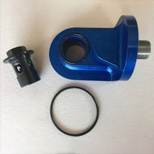 Load image into Gallery viewer, Ford Racing Push Rod V8 90 Degree Billet Oil Filter Adapter M-6880-B50