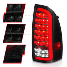 Load image into Gallery viewer, ANZO 05-15 Toyota Tacoma Full LED Tail Lights w/Light Bar Sequential Black Housing Smoke Lens 311428