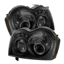Load image into Gallery viewer, Spyder Jeep Grand Cherokee 05-07 Projector Headlights LED Halo LED Blk Smke PRO-YD-JGC05-HL-BSM 5078551