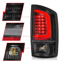 Load image into Gallery viewer, ANZO 2002-2006 Dodge  Ram 1500 LED Tail Lights w/ Light Bar Black Housing Clear Lens 311368
