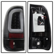 Load image into Gallery viewer, Spyder 08-16 Ford Super Duty F-250 V3 Light Bar LED Tail Lights - Black (ALT-YD-FS07V3-LBLED-BK) 5084712