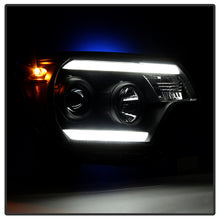 Load image into Gallery viewer, Spyder Toyota Tacoma 12-15 Projector Headlights Light Bar DRL Black PRO-YD-TT12-LBDRL-BK 5081711