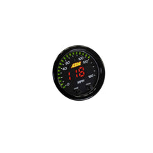 Load image into Gallery viewer, AEM X-Series 0-160 MPH Black Bezel w/ Black Face GPS Speedometer Gauge