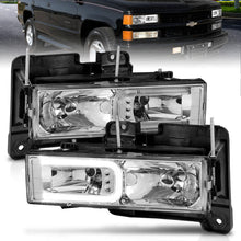 Load image into Gallery viewer, ANZO 1999-2000 Cadillac Escalade Crystal Headlights 111499