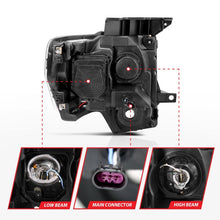 Load image into Gallery viewer, Anzo 2009-2014 Ford F-150 Projector Headlights w/ U-Bar Chrome