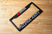 Load image into Gallery viewer, AMS Performance AMS / Alpha Army License Plate Frame AMS.00.16.0002-1