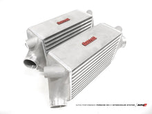 Load image into Gallery viewer, AMS Performance 13-15 Porsche 911 Turbo/Turbo S (991.1) Alpha Intercooler Kit w/Carbon Fiber Shrouds ALP.23.09.0001-1