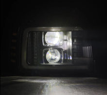 Load image into Gallery viewer, AlphaRex 92-96 Ford F-Series/Bronco PRO-Series Proj Headlight Blk w/Seq. Sig &amp; DRL 880266 *Discontinued