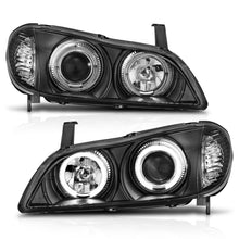 Load image into Gallery viewer, Anzo 2000-2004 Infiniti I30 Projector Headlights w/ Halo Black