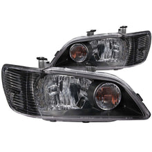 Load image into Gallery viewer, Anzo 2002-2003 Mitsubishi Lancer Crystal Headlights Black