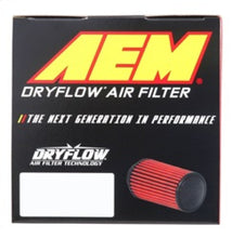 Load image into Gallery viewer, AEM Induction AEM DryFlow Air Filter - Round Tapered 5in Top OD x 6 Base OD x 5.563in H x 3in Flange ID 21-203D-XK