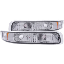 Load image into Gallery viewer, Anzo 1999-2002 Chevrolet Silverado 1500 Euro Parking Lights Chrome w/ Amber