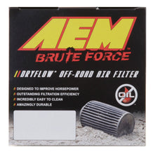 Load image into Gallery viewer, AEM Induction AEM Dryflow 3.5in. X 7in. Round Tapered Air Filter 21-2047BF