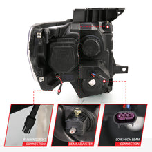 Load image into Gallery viewer, Anzo 2009-2014 Ford F-150 Projector Headlights w/ Halo Chrome (CCFL) G2