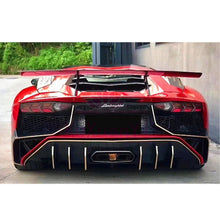 Load image into Gallery viewer, SV Style Semi Carbon Fiber Rear Bumper for Lamborghini Aventador LP700 LP720 LP750