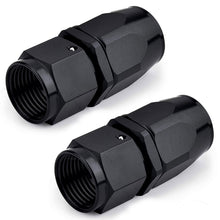 Load image into Gallery viewer, 10AN/8AN/6AN Fitting Stainless Steel Braided Oil Fuel Hose Line Kit 5Feet Black