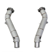 Load image into Gallery viewer, 304 Stainless Performance Race Down Pipes for Ferrari Modena 360 Spider 3.6L
