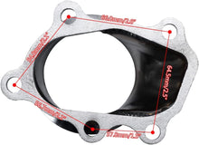 Load image into Gallery viewer, Stainless Steel 2.5"/63mm Vband Clamp Flange Turbo Down Pipe Adapter V-Band Downpipe Connector for T25 T28 GT25 GT28