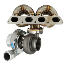 Load image into Gallery viewer, B Series AC PS Compatible T3 .63 Turbo Manifold Kit GSR B16 B18 B20 For Civic EG EK DC2