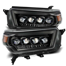 Load image into Gallery viewer, AlphaRex 10-13 Toyota 4Runner NOVA LED Proj Headlights Plank Style Alpha Black w/Seq Signal/DRL 880758 *Discontinued