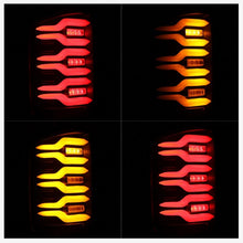 Load image into Gallery viewer, AlphaRex 14-18 Chevrolet Silverado Luxx-Series LED Tail Lights Black w/Activ Light/Seq Signal 620030 *Discontinued