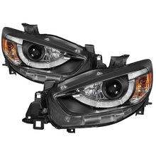 Load image into Gallery viewer, Spyder Mazda CX-5 13-15 Projector Headlights - DRL LED - Black PRO-YD-MCX513-DRL-BK 5083319