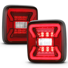 Load image into Gallery viewer, ANZO 18-19 Jeep Wrangler JL LED Taillights Black 311295