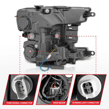 Load image into Gallery viewer, Anzo 18-20 Ford F-150 Full Led Projector Smoke Bar Style Headlights Black Amber 111520