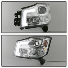 Load image into Gallery viewer, Spyder 04-15 Nissan Titan / 04-07 Nissan Armada V2 Projector Headlights - Chrome PRO-YD-NTI04-DRL-C 5085498