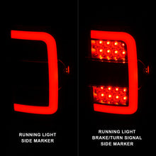 Load image into Gallery viewer, ANZO 2001-2011 Ford  Ranger LED Tail Lights w/ Light Bar Black Housing Clear Lens 311390