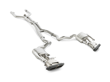 Load image into Gallery viewer, Akrapovic 15-17 AMG C63 Estate Evolution Line Cat Back (Titanium) w/ Carbon Tips (Req. Link Pipe) MTP-ME/T/2H/1