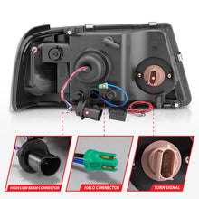 Load image into Gallery viewer, Anzo 2001-2011 Ford Ranger Projector Headlights w/ Halo Black (CCFL) 1 pc