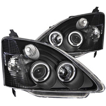 Load image into Gallery viewer, Anzo 2002-2004 Honda Civic Projector Headlights w/ Halo Black