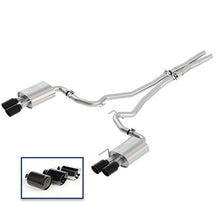 Load image into Gallery viewer, Ford Racing 2018+ Mustang GT 5.0L Cat-Back Extreme Exhaust System w/ Quad Black Chrome Tips M-5200-M8EBA