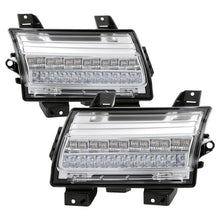 Load image into Gallery viewer, Spyder Jeep Wrangler 2018-2019 (Halogen Model Only) LED Front Bumper Lights - Seq. Signal - Chrome 5086778