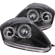Load image into Gallery viewer, Anzo 2000-2005 Mitsubishi Eclipse Projector Headlights w/ Halo Black