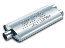 Load image into Gallery viewer, Borla Universal Center/Dual Oval 3in In / 2.5in Out 19in x 4in x 9.5in Notched PRO-XS Muffler 400487