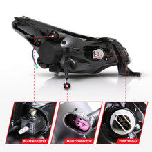 Load image into Gallery viewer, Anzo 2008-2011 Ford Focus Projector Headlights Black
