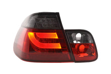 Load image into Gallery viewer, E46 Sedan LED Bar Smoked/Red Tail Lights (98-01)