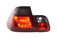 Load image into Gallery viewer, E46 Sedan LED Bar Smoked/Red Tail Lights (98-01)