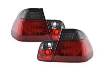 Load image into Gallery viewer, E46 Sedan LED Bar Smoked/Red Tail Lights (98-01)