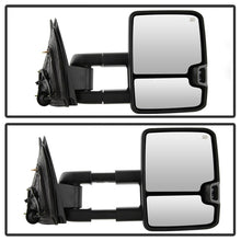 Load image into Gallery viewer, SPYDER xTune Chevy Silverado 14-16 Heated Amber LED Signal Telescoping Mirrors MIR-CSIL14S-G2-PWH-AM-SET 9936708