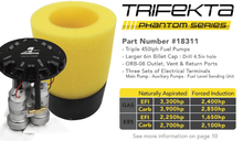 Load image into Gallery viewer, Aeromotive Phantom Trifekta Universal In-Tank, Triple 450lph, 6-10" Depth