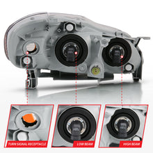 Load image into Gallery viewer, ANZO 2005-2008 Toyota Corolla Crystal Headlight Chrome Amber 121540
