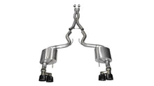 Load image into Gallery viewer, Corsa Performance Cat Back Exhaust Polish Quad Tips for 15-16 Ford Mustang GT 5.0 3in