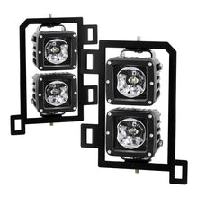 Load image into Gallery viewer, Spyder Dodge Ram 2013-2018 1500 Only Full LED Fog Lights W/Bracket and Universial Switch- Clear 9045424