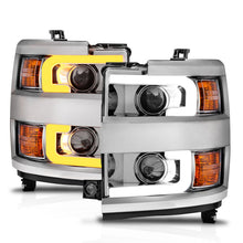 Load image into Gallery viewer, Anzo Projector Headlights 15-17 Chevrolet Silverado 2500HD / 3500HD Chrome
